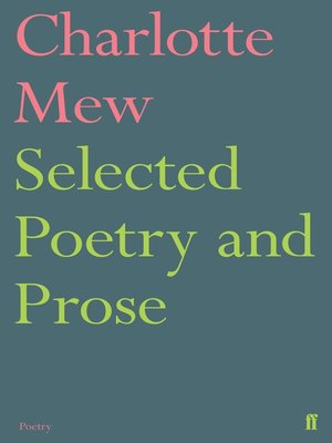 cover image of Selected Poetry and Prose